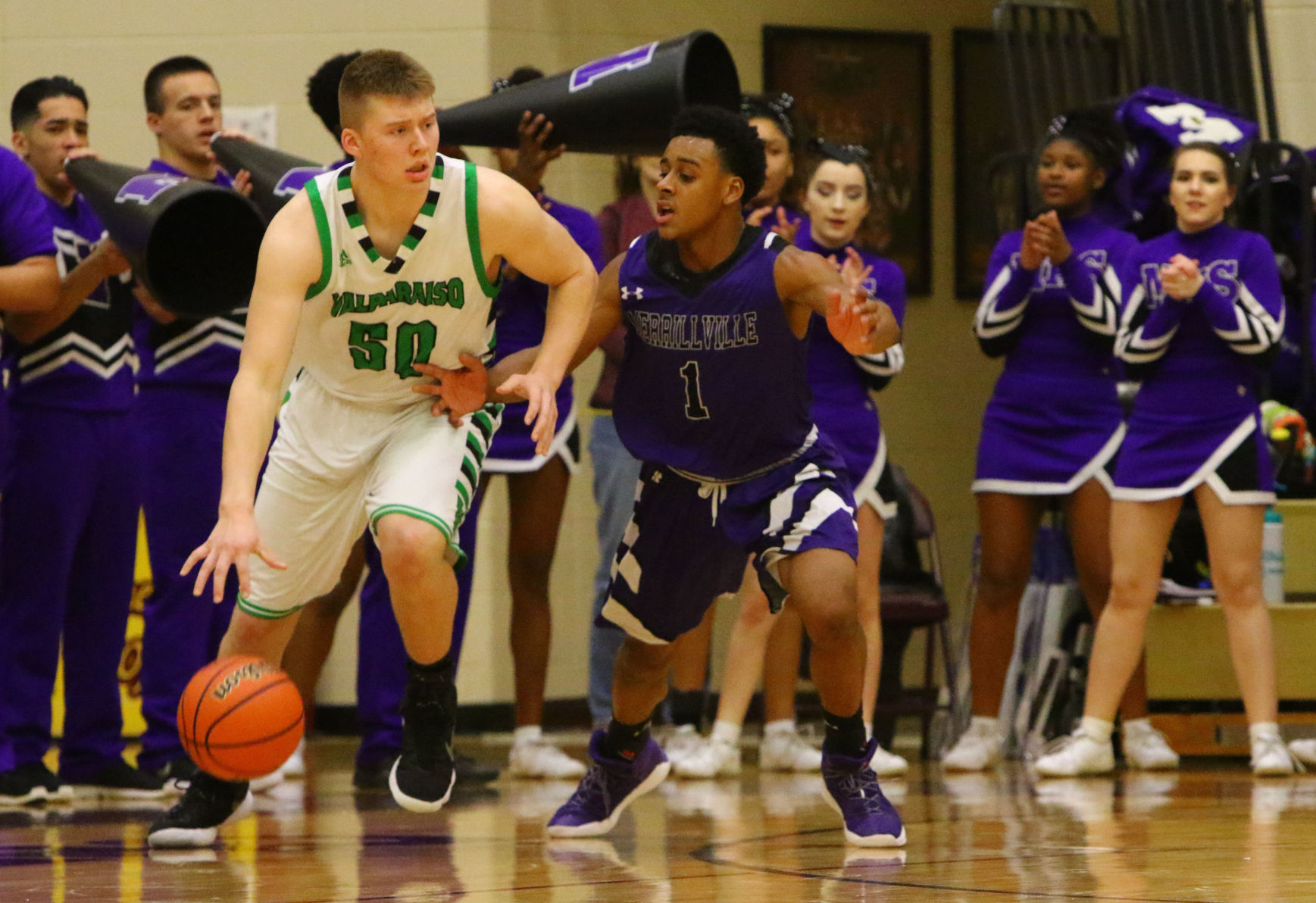 Gallery: Chesterton Sectional - Valparaiso vs. Merrillville boys basketball